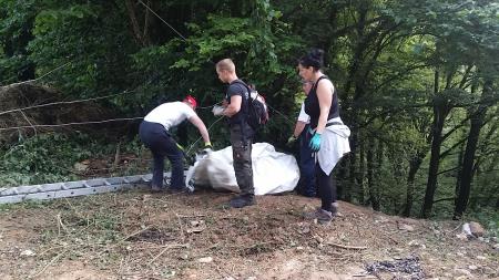 Sanacija črnega odlagališča – Banova jama 134